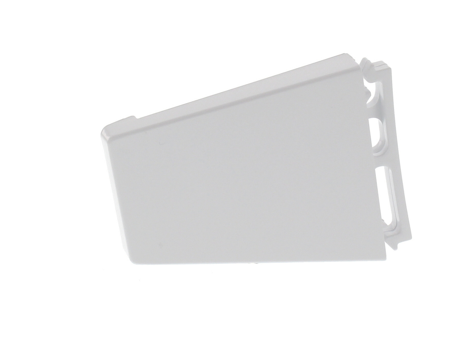 WP2196189 - Genuine OEM Whirlpool Refrigerator Door Shelf End Cap, Right Hand, White